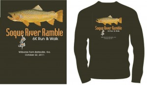 2011 Soque River Ramble T-shirt