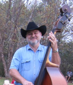 Brian Addis on Bass Fiddle - Talluah River Bluegrass Band