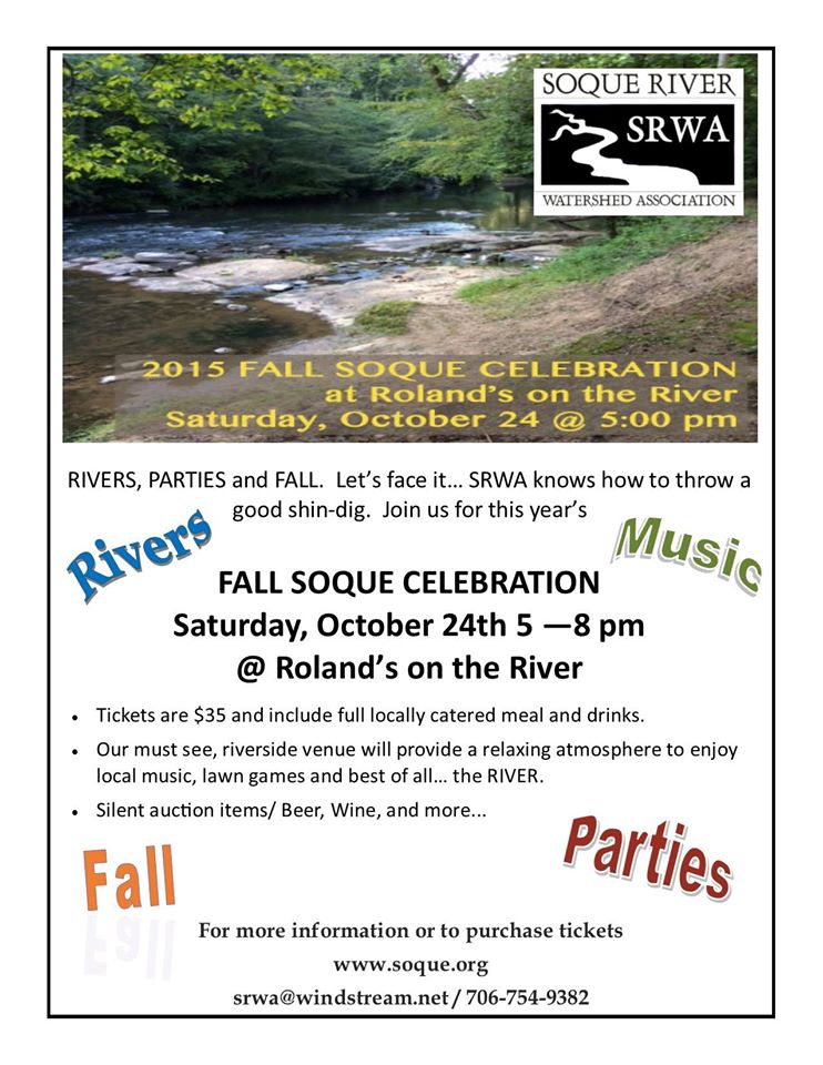 Make Plans for the Fall Soque Celebration ~ October 24th